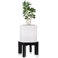 hismocal Wood Plant Stand Indoor/Outdoor for Plants, Large Size Planter Stand Holder,Sturdy and Stable Flower Pot Stand,Fits Most Size Flower Pots In Room(1 Pack)